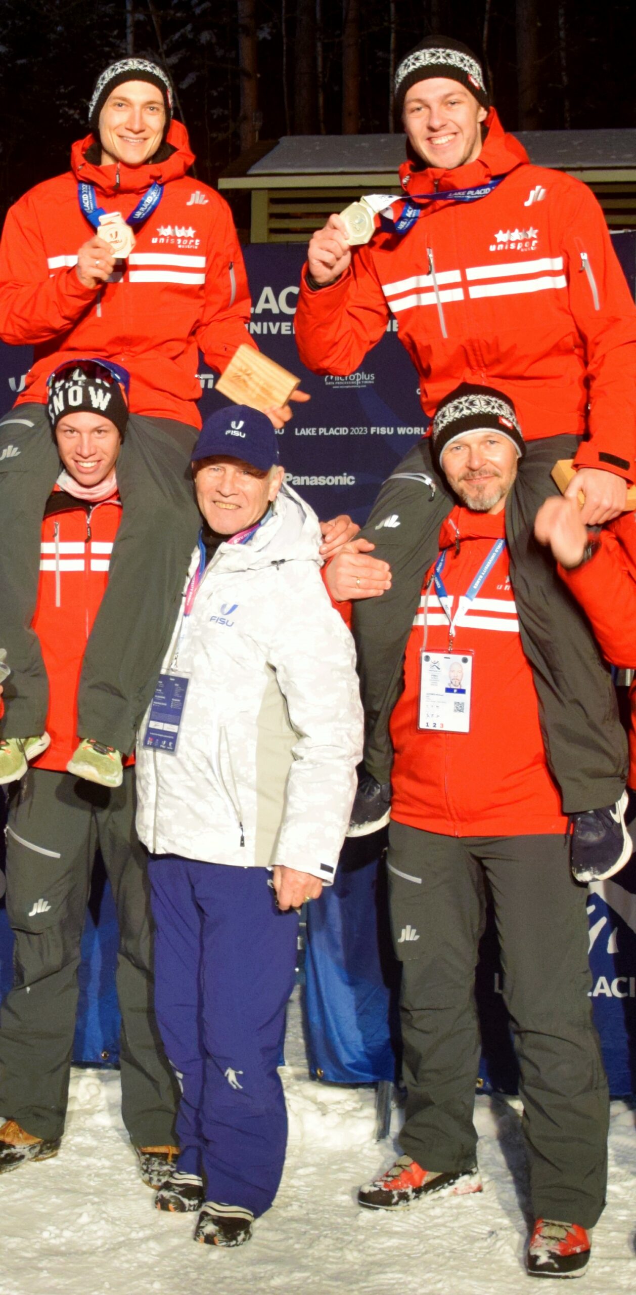Skispringen Team Gold