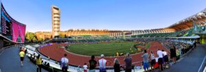 Hayward Field bei der U20-Leichtathletik-Weltmeisterschaft in Eugene